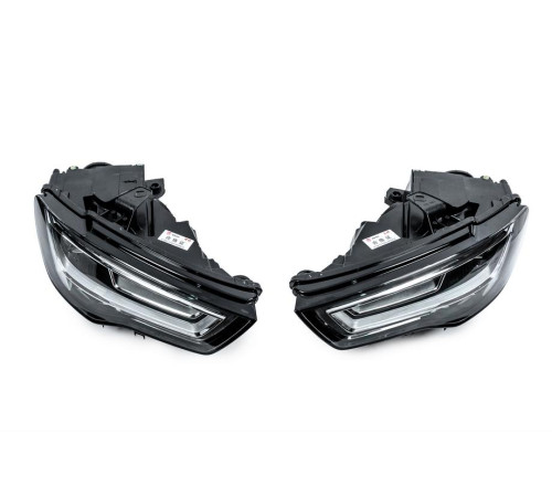 Передні фари FullLed (Для HALOGEN, 2012-2016, 2 шт) для Audi A3 2012-2020 рр.