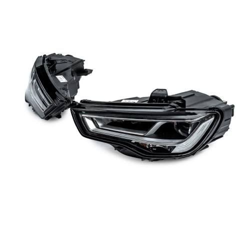 Передні фари FullLed (Для HALOGEN, 2012-2016, 2 шт) для Audi A3 2012-2020 рр.