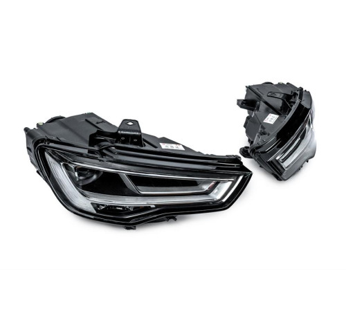 Передні фари FullLed (Для HALOGEN, 2012-2016, 2 шт) для Audi A3 2012-2020 рр.