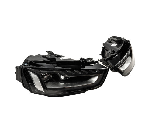 Передні фари FullLed (2012-2015, Halogen to LED, 2 шт) для Audi A4 B8 2007-2015 рр.