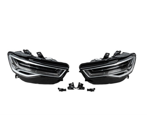 Передні фари FullLed (2014–2017, 2 шт) для Audi A6 C7 2011-2017 рр.