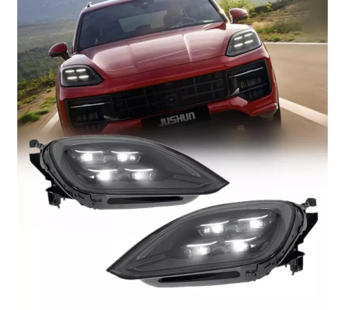 Передні фари (для 2024+, 2 шт) для Porsche Cayenne 2018- рр.