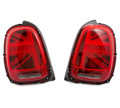 Задні LED ліхтарі в стилі Union Jack Red (2 шт) для Mini Cooper F55/56/57 2014-2023 рр.
