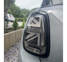 Задні LED ліхтарі в стилі Union Jack Black (2 шт) для Mini Cooper F55/56/57 2014-2023 рр.