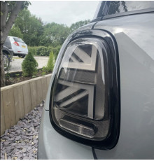 Задні LED ліхтарі в стилі Union Jack Black (2 шт) для Mini Cooper F55/56/57 2014-2023 рр.