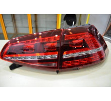 Задні LED ліхтарі з бігучим поворотом (2012-2017, 2 шт) для Volkswagen Golf 7/E-Golf 2012-2020 рр.