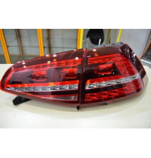Задні LED ліхтарі з бігучим поворотом (2012-2017, 2 шт) для Volkswagen Golf 7/E-Golf 2012-2020 рр.