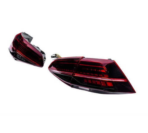 Задні LED ліхтарі (2017+, 2 шт) для Volkswagen Golf 7/E-Golf 2012-2020 рр.