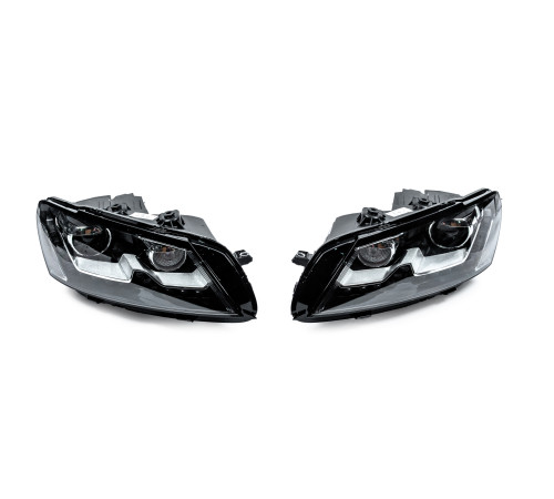 Передні фари V1 (Для  USA, 2 шт) для Volkswagen Passat B7 2012-2015 рр.