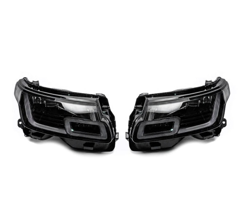 Передні фари (для переодягнених авто в 2018+) для Range Rover IV L405 2013-2021 рр.
