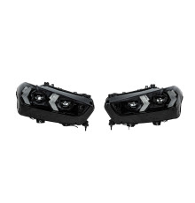 Передні фари рестайлінг Black Shadow Line (потрібна заміна бамперу) для BMW X5 G05 2019-2026 рр.