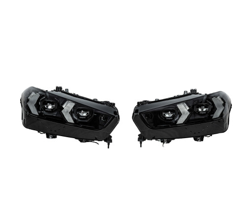 Передні фари рестайлінг Black Shadow Line (потрібна заміна бамперу) для BMW X5 G05 2019-2026 рр.