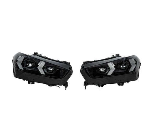 Передні фари рестайлінг Black Shadow Line (потрібна заміна бамперу) для BMW X5 G05 2019-2026 рр.