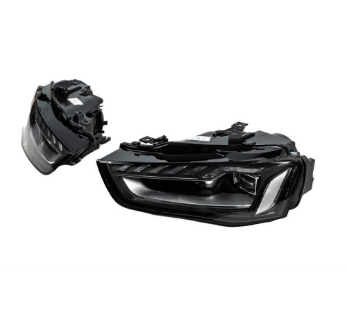 Передні фари FullLed (2012-2015, Xenon to LED, 2 шт) для Audi A4 B8 2007-2015 рр.