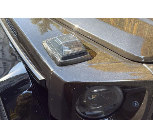 Поворотники на капот W464-Black V2 (2018-2022, 2 шт) для Mercedes G сlass W463 2018-2024 рр.