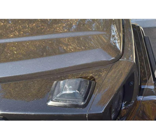 Поворотники на капот W464-Black V2 (2018-2022, 2 шт) для Mercedes G сlass W463 2018-2024 рр.