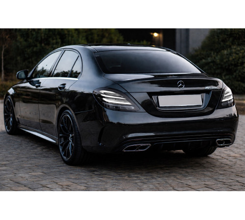 Задні ліхтарі BlackEdition V2 (2 шт) для Mercedes C-сlass W205 2014-2021 рр.