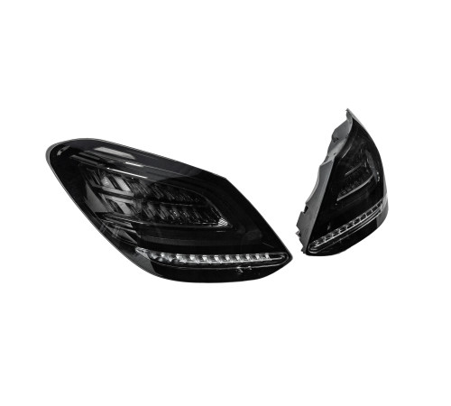 Задні ліхтарі BlackEdition V2 (2 шт) для Mercedes C-сlass W205 2014-2021 рр.