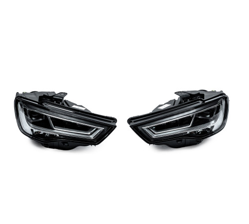 Передні фари FullLed (Для XENON, 2012-2016, 2 шт) для Audi A3 2012-2020 рр.