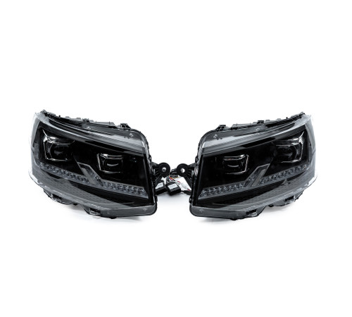 Передні фари FullLed Black V2 (2015-2019, 2 шт) для Volkswagen T6 2015-2024 рр.