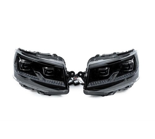 Передні фари FullLed Black V2 (2015-2019, 2 шт) для Volkswagen T6 2015-2024 рр.
