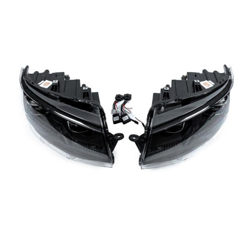Передні фари FullLed Black V2 (2015-2019, 2 шт) для Volkswagen T6 2015-2024 рр.