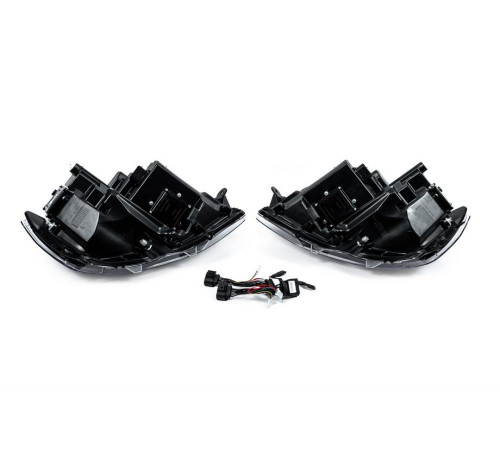 Передні фари FullLed Black V2 (2015-2019, 2 шт) для Volkswagen T6 2015-2024 рр.