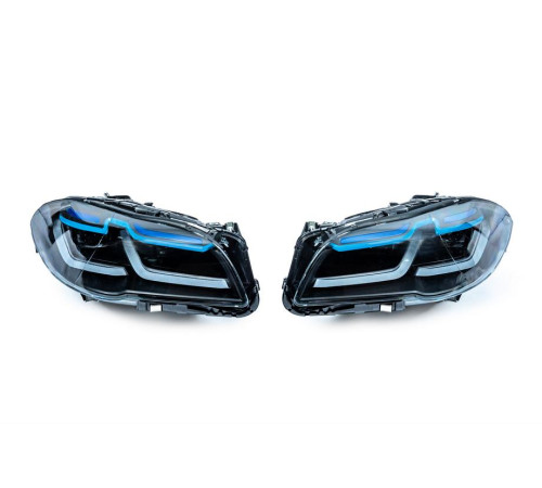 Передні фари FullLed G30 Laser LCI-style (2010-2013, 2 шт) для BMW 5 серія F10/F11 2010-2016 рр.