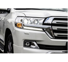 Передні фари 2016+ (Standart) Ліва (1 шт) для Toyota Land Cruiser 200 2007-2021 рр.