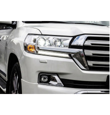 Передні фари 2016+ (Standart) Ліва (1 шт) для Toyota Land Cruiser 200 2007-2021 рр.