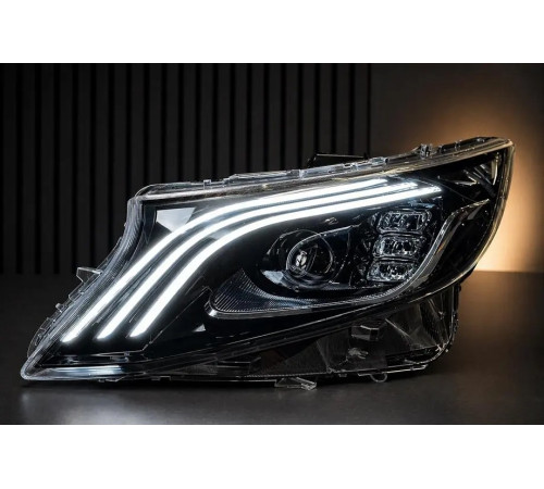 Передні фари Maybach-дизайн LED (для V-class, 2 шт) для Mercedes Vito/V-class W447 2014- рр.