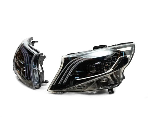 Передні фари Maybach-дизайн LED (для V-class, 2 шт) для Mercedes Vito/V-class W447 2014- рр.
