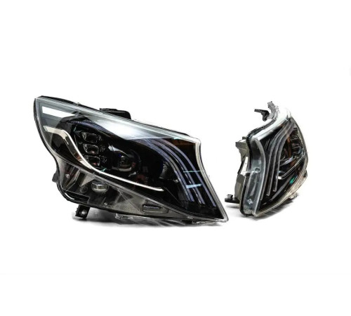 Передні фари Maybach-дизайн LED (для V-class, 2 шт) для Mercedes Vito/V-class W447 2014- рр.