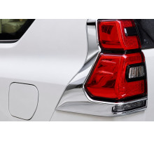 Задні ліхтарі LED Chrome V2 (2017-2023, 2 шт) для Toyota Land Cruiser Prado 150 2009-2023 рр.