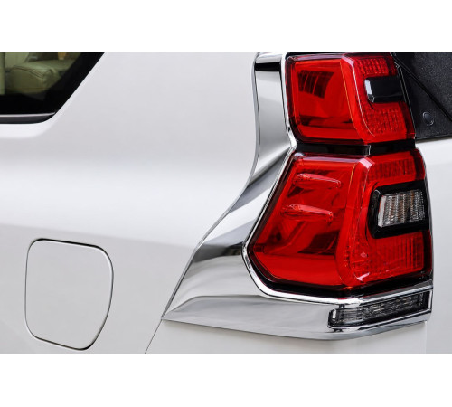 Задні ліхтарі LED Chrome V2 (2017-2023, 2 шт) для Toyota Land Cruiser Prado 150 2009-2023 рр.