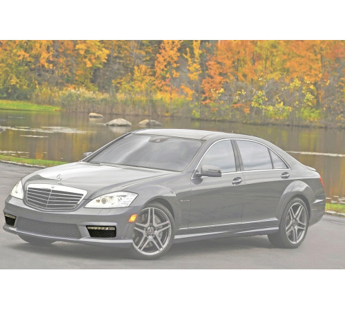 Комплект решіток в протитуманки (S63/65) для Mercedes S-сlass W221 2005-2013 рр.