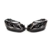 Передні фари Xenon to LED (для переобладнаних авто з GL в GLS, 2 шт) для Mercedes GL/GLS сlass X166 2012-2019 рр.