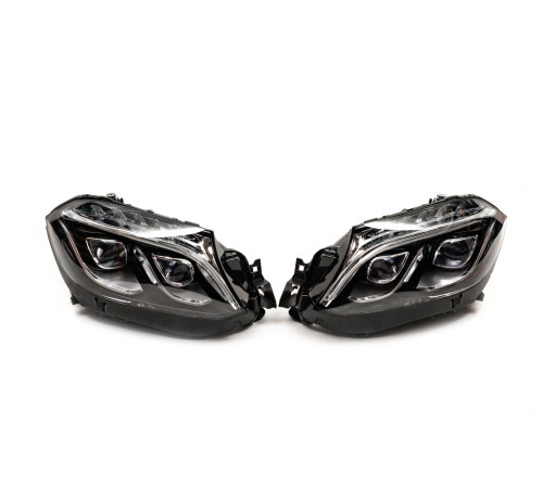 Передні фари Xenon to LED (для переобладнаних авто з GL в GLS, 2 шт) для Mercedes GL/GLS сlass X166 2012-2019 рр.