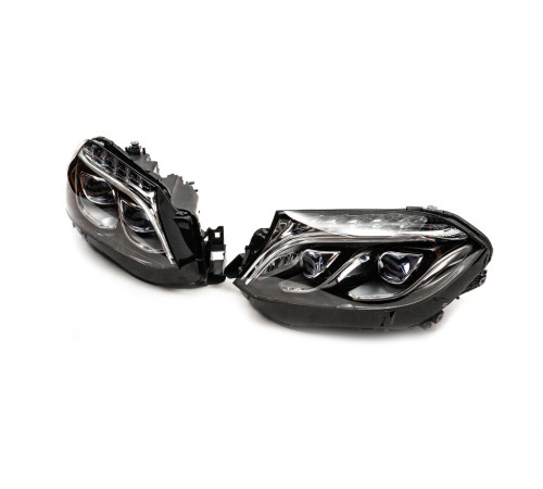 Передні фари Xenon to LED (для переобладнаних авто з GL в GLS, 2 шт) для Mercedes GL/GLS сlass X166 2012-2019 рр.