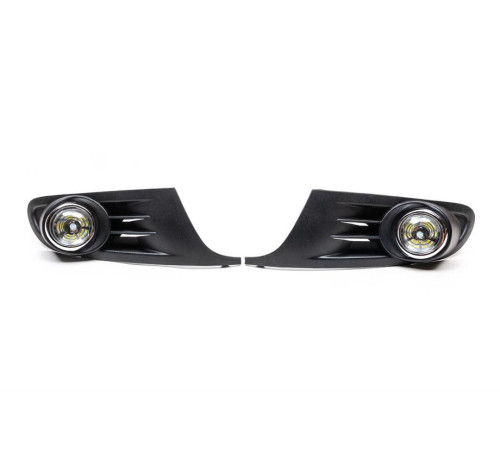Протитуманки із вставками (з LED лампою) для Volkswagen Golf 6 2008-2014 рр.
