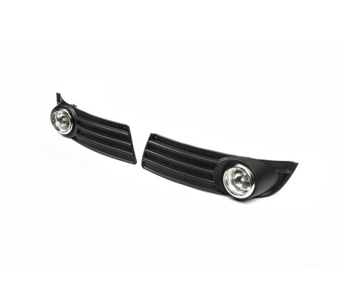 Протитуманки з вставками (з LED лампою) для Volkswagen Jetta 2006-2011 рр.