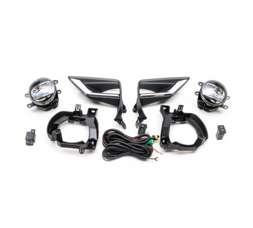 Протитуманки LED з кронтшейнами (2 шт., 2017+) для Toyota Land Cruiser Prado 150 2009-2023 рр.