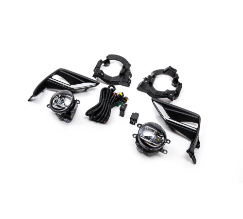 Протитуманки LED з кронтшейнами (2 шт., 2017+) для Toyota Land Cruiser Prado 150 2009-2023 рр.