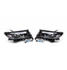 Передня оптика LED (2017+, 2 шт) для Toyota Land Cruiser Prado 150 2009-2023 рр.
