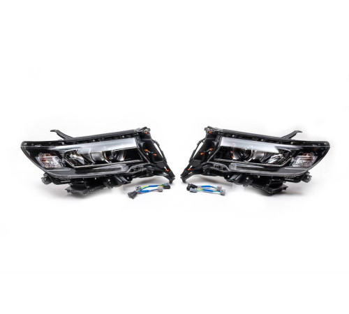 Передня оптика LED (2017+, 2 шт) для Toyota Land Cruiser Prado 150 2009-2023 рр.