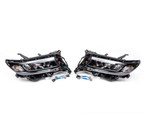 Передня оптика LED (2017+, 2 шт) для Toyota Land Cruiser Prado 150 2009-2023 рр.