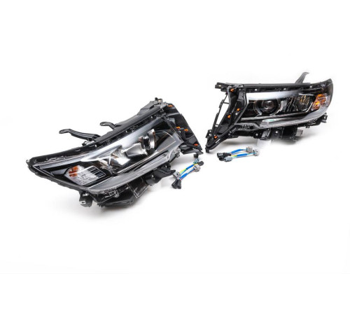 Передня оптика LED (2017+, 2 шт) для Toyota Land Cruiser Prado 150 2009-2023 рр.