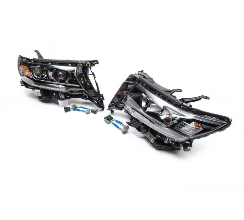 Передня оптика LED (2017+, 2 шт) для Toyota Land Cruiser Prado 150 2009-2023 рр.