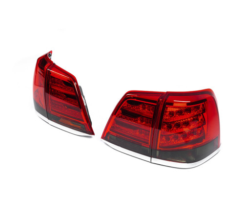 Задні ліхтарі 2007-2015 V-3 (дизайн Lexus 2012-2015) для Toyota Land Cruiser 200 2007-2021 рр.