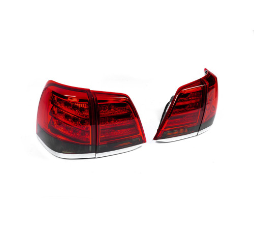 Задні ліхтарі 2007-2015 V-3 (дизайн Lexus 2012-2015) для Toyota Land Cruiser 200 2007-2021 рр.